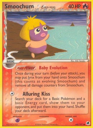 Smoochum (Delta Species) 064/101  Dragon Frontiers - Common