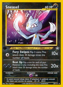 Sneasel 025/111  - 1st Edition Neo Genesis - Rare