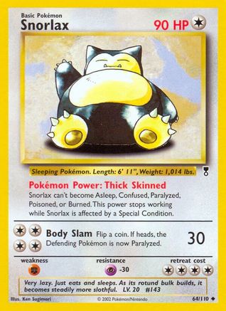 Snorlax 064/110  Legendary Collection - Uncommon