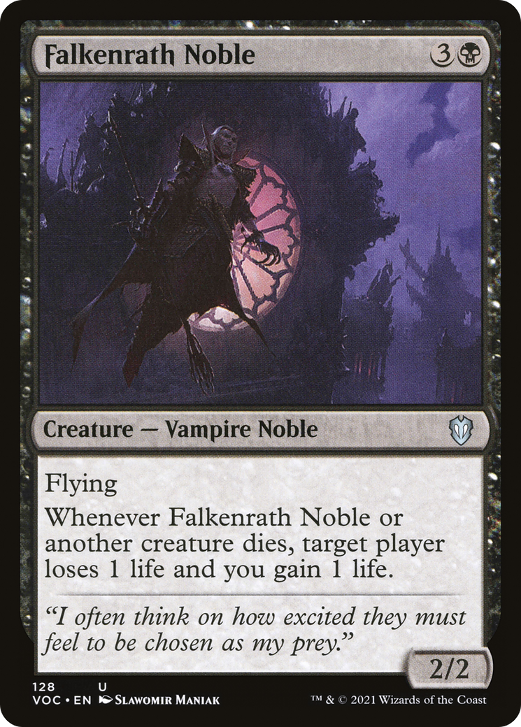 Falkenrath Noble (VOC-128)  - Crimson Vow Commander