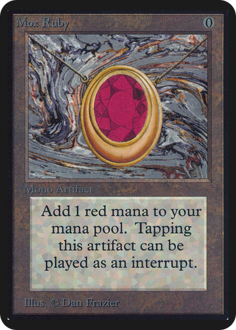 Mox Ruby (LEA-) - Limited Edition Alpha