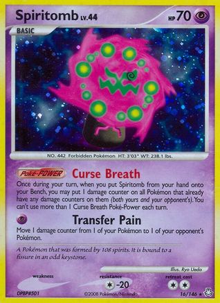 Spiritomb 016  - Holofoil Legends Awakened - Holo Rare