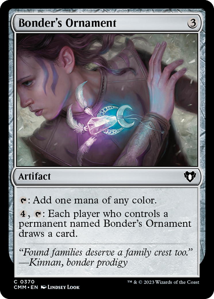 Bonder's Ornament (CMM-370)  Foil - Commander Masters