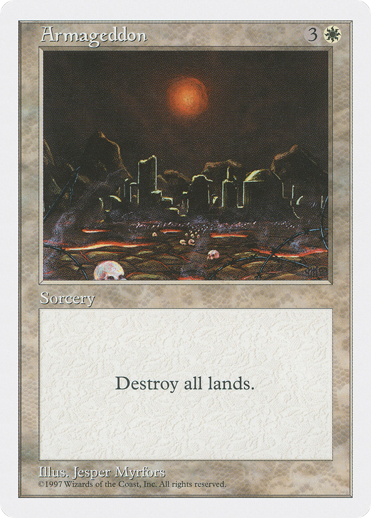 Armageddon (5ED-283)  - Fifth Edition