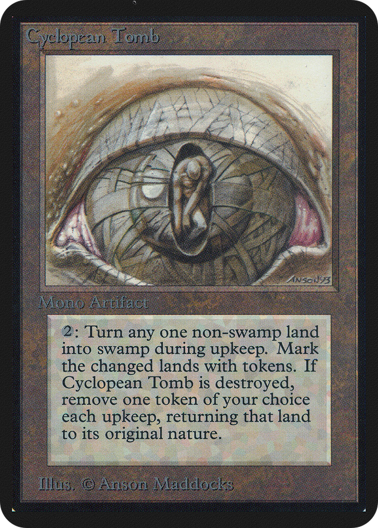 Cyclopean Tomb (LEA-)  - Limited Edition Alpha