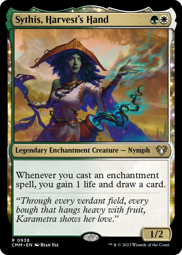 Sythis, Harvest's Hand (CMM-938)  - Commander Masters: (enchantment)