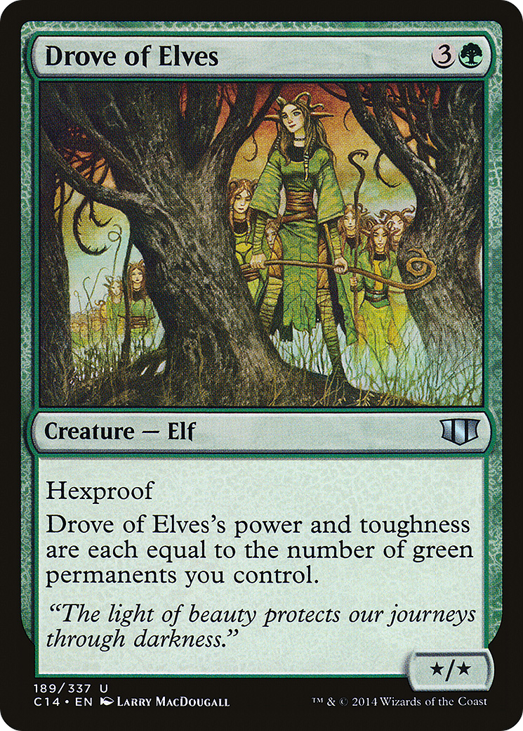 Drove of Elves (C14-189)  - Commander 2014