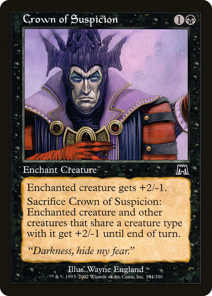 Crown of Suspicion (ONS-134)  Foil - Onslaught