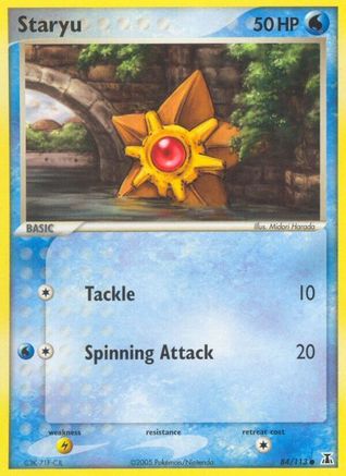 Staryu 084/113  - Reverse Holofoil Delta Species - Common