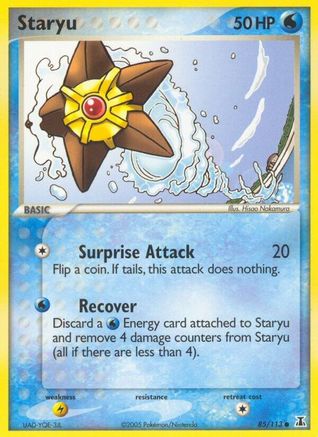 Staryu 085/113  - Reverse Holofoil Delta Species - Common