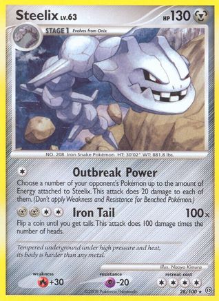 Steelix 028  Stormfront - Rare