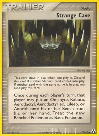 Strange Cave 077  - Reverse Holofoil Legend Maker - Uncommon