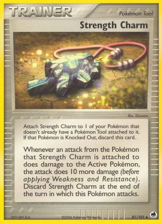 Strength Charm 081  - Reverse Holofoil Dragon Frontiers - Uncommon
