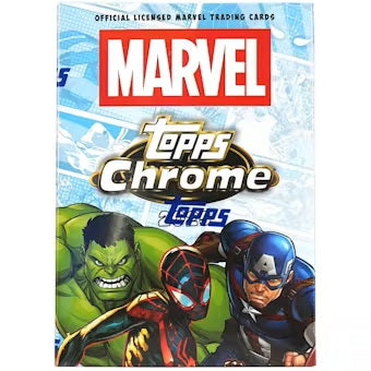 2025 Topps Chrome Marvel Blaster Box