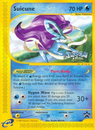 Suicune 053/53  WoTC Promo - Promo