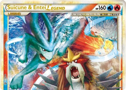 Suicune & Entei Legend (Top) 094  - Holofoil Unleashed - Ultra Rare