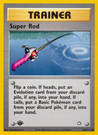 Super Rod 103/111  - 1st Edition Neo Genesis - Common