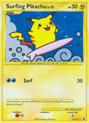 Surfing Pikachu 114  - Holofoil Rising Rivals - Secret Rare