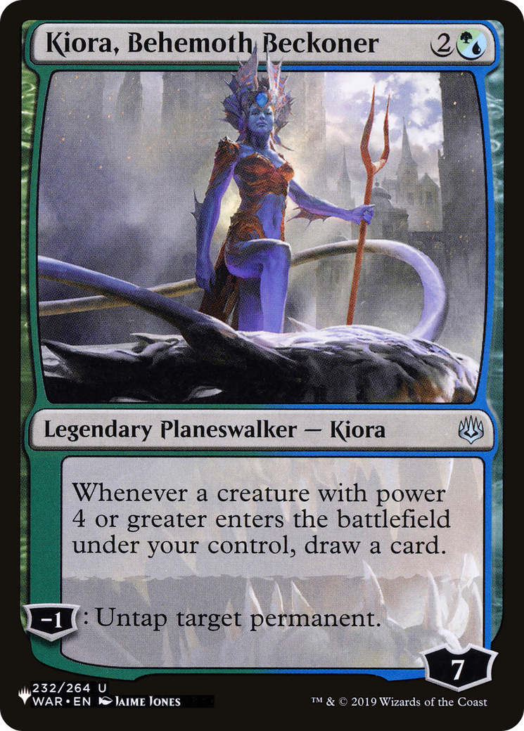 Kiora, Behemoth Beckoner (LIST-232/264)  - The List