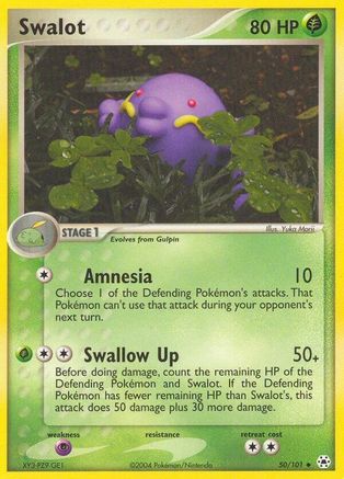 Swalot 050  - Reverse Holofoil Hidden Legends - Uncommon