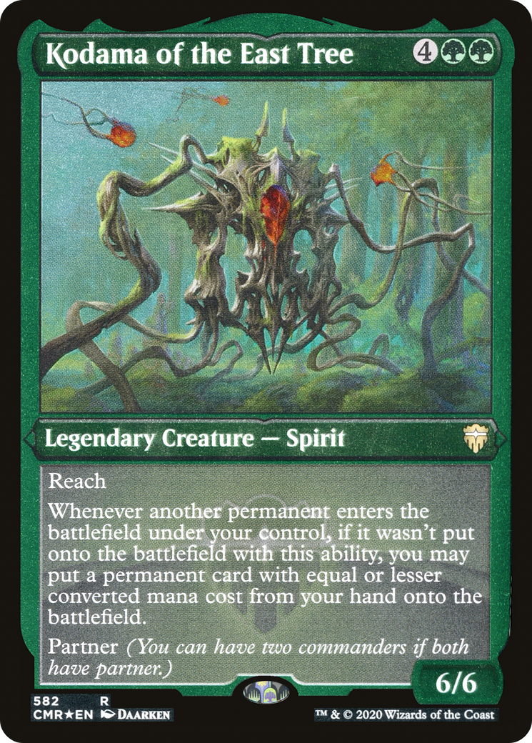 Kodama of the East Tree (Foil Etched) (CMR-582)  Etched Foil - Commander Legends