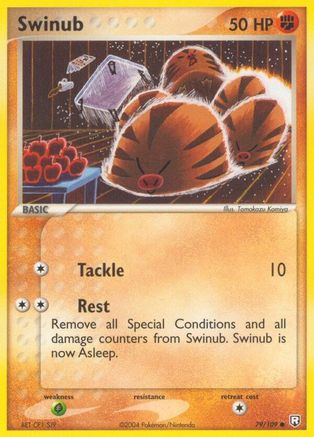 Swinub 079/109  - Reverse Holofoil Team Rocket Returns - Common