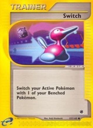 Switch 157/165  - Reverse Holofoil Expedition - Common