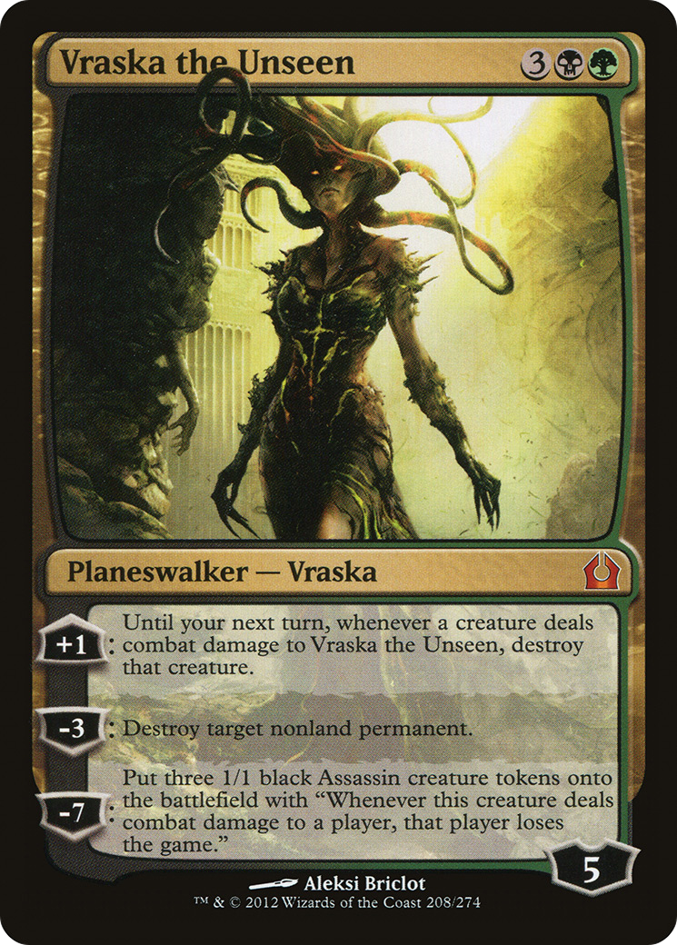 Vraska the Unseen (RTR-208)  - Return to Ravnica