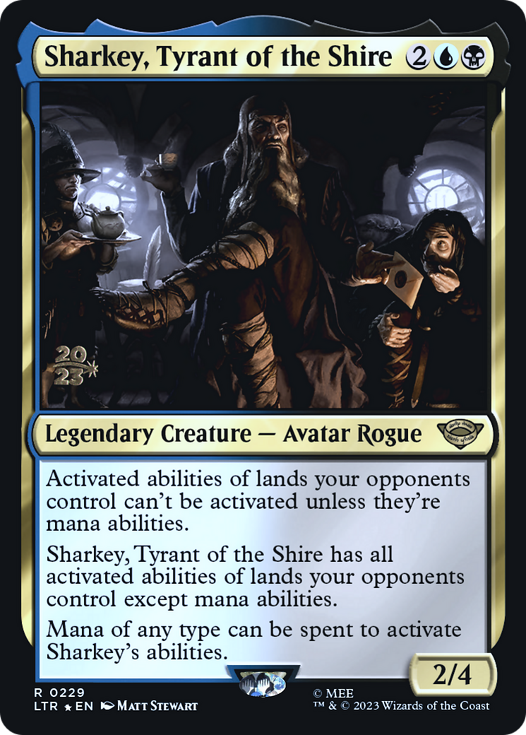 Sharkey, Tyrant of the Shire (PRE-229)  Foil - Tales of Middle-earth Promos