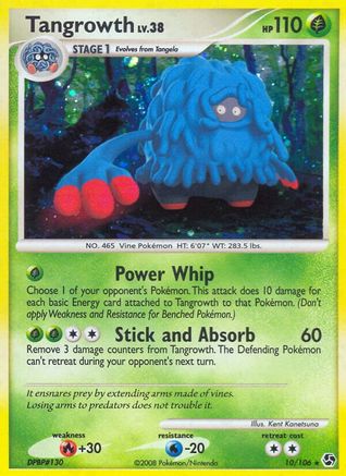 Tangrowth 010  - Reverse Holofoil Great Encounters - Holo Rare