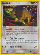 Tauros 012/100  - Reverse Holofoil Crystal Guardians - Holo Rare