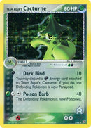 Team Aqua's Cacturne 001  - Holofoil Team Magma vs Team Aqua - Holo Rare