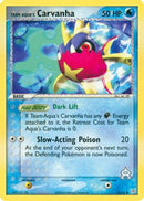 Team Aqua's Carvanha 025/95  - Reverse Holofoil Team Magma vs Team Aqua - Uncommon