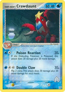 Team Aqua's Crawdaunt 014/95  - Reverse Holofoil Team Magma vs Team Aqua - Rare