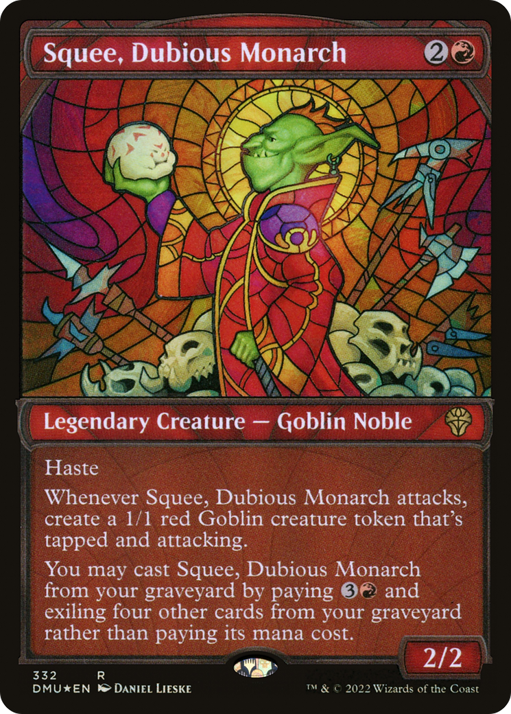 Squee, Dubious Monarch (Textured Foil) (DMU-332)  Foil - Dominaria United: (Showcase)