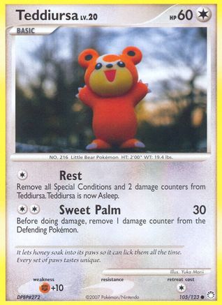 Teddiursa 105/123  Mysterious Treasures - Common