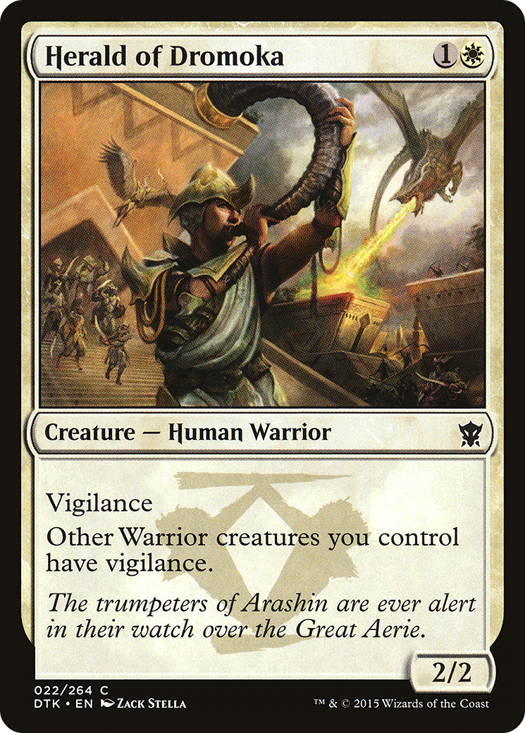 Herald of Dromoka (DTK-022)  - Dragons of Tarkir