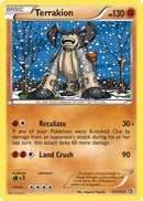 Terrakion 084  - Holofoil Legendary Treasures - Holo Rare