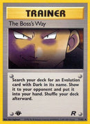 The Boss's Way 073/82  - 1st Edition Team Rocket - Uncommon