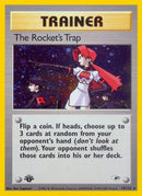 The Rocket's Trap 019/132  - 1st Edition Holofoil Gym Heroes - Holo Rare