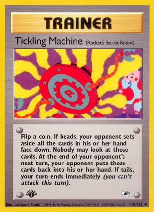 Tickling Machine 119/132  - Unlimited Gym Heroes - Uncommon