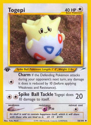 Togepi 056/105  - Unlimited Neo Destiny - Uncommon