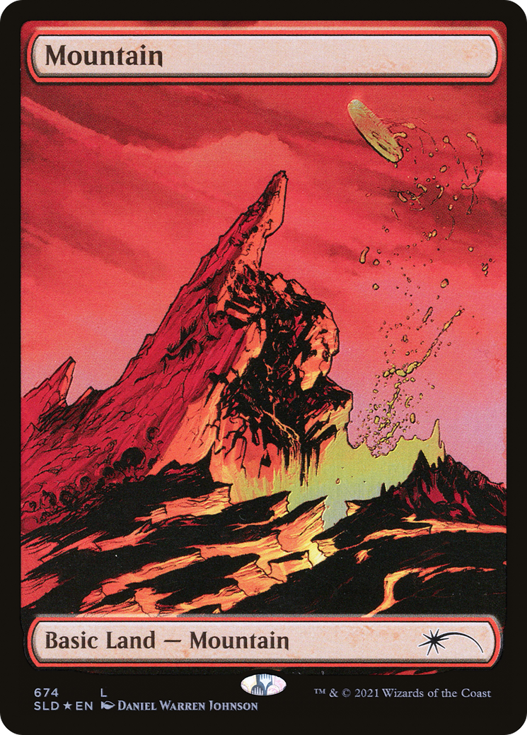 Mountain (674) (SLD-674)  Foil - Secret Lair Drop