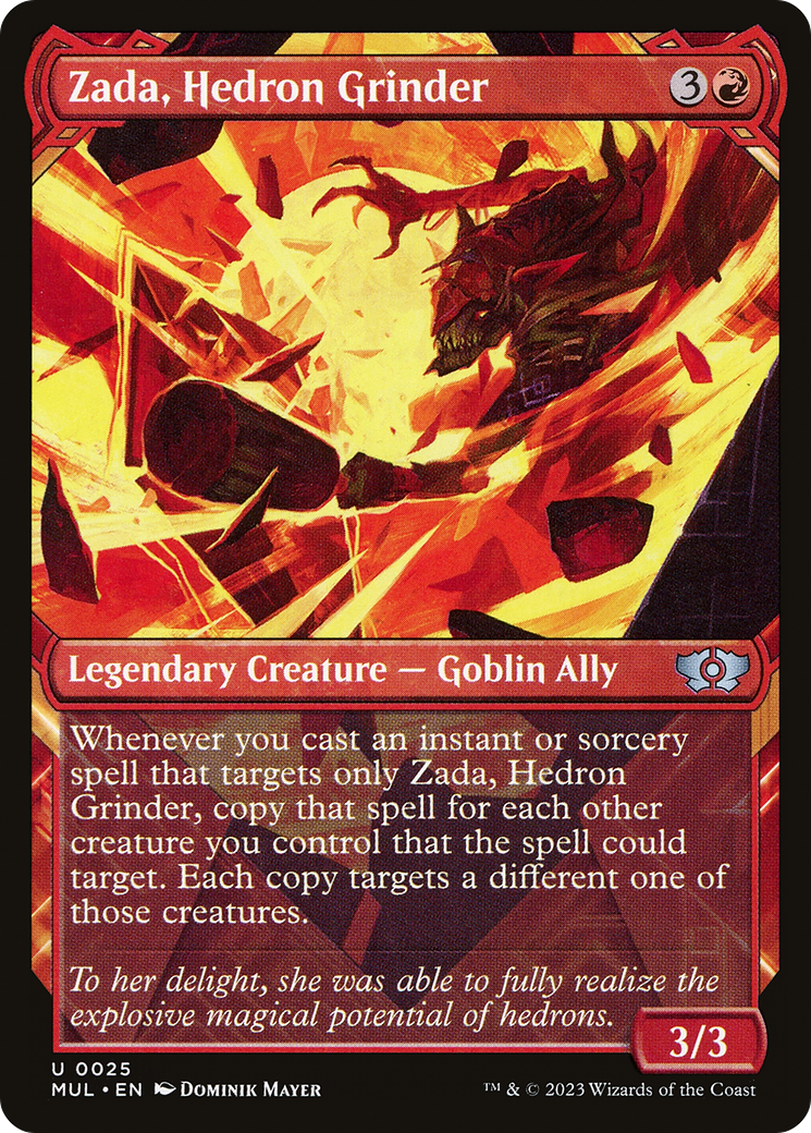 Zada, Hedron Grinder (MUL-025)  - Multiverse Legends: (Showcase)