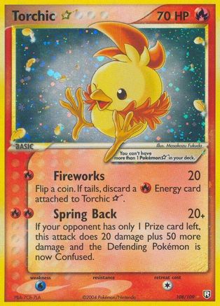 Torchic Star 108  Team Rocket Returns - Ultra Rare