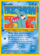 Totodile 085/105  - 1st Edition Neo Destiny - Common