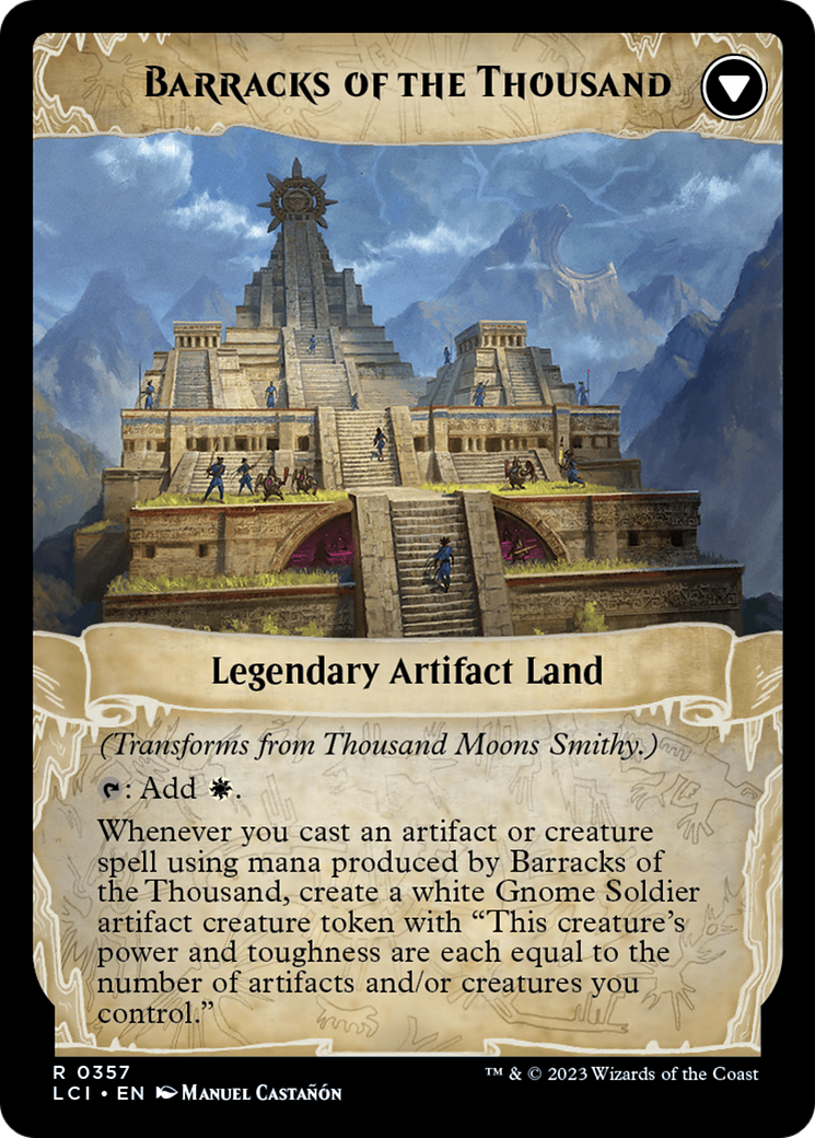 Thousand Moons Smithy (Extended Art) (LCI-357)  - The Lost Caverns of Ixalan: (Extended Art)