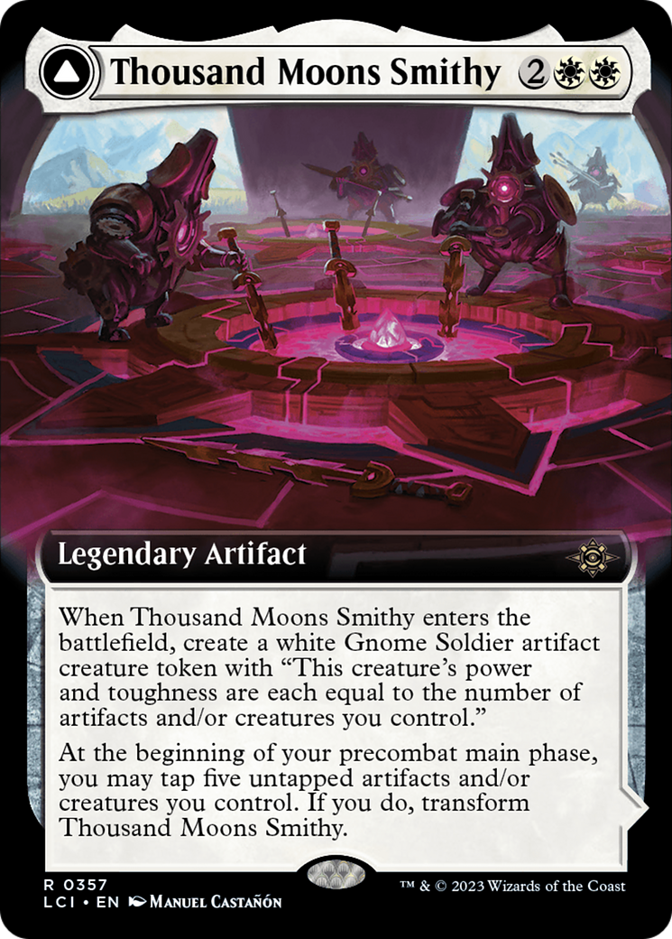 Thousand Moons Smithy (Extended Art) (LCI-357)  - The Lost Caverns of Ixalan: (Extended Art)