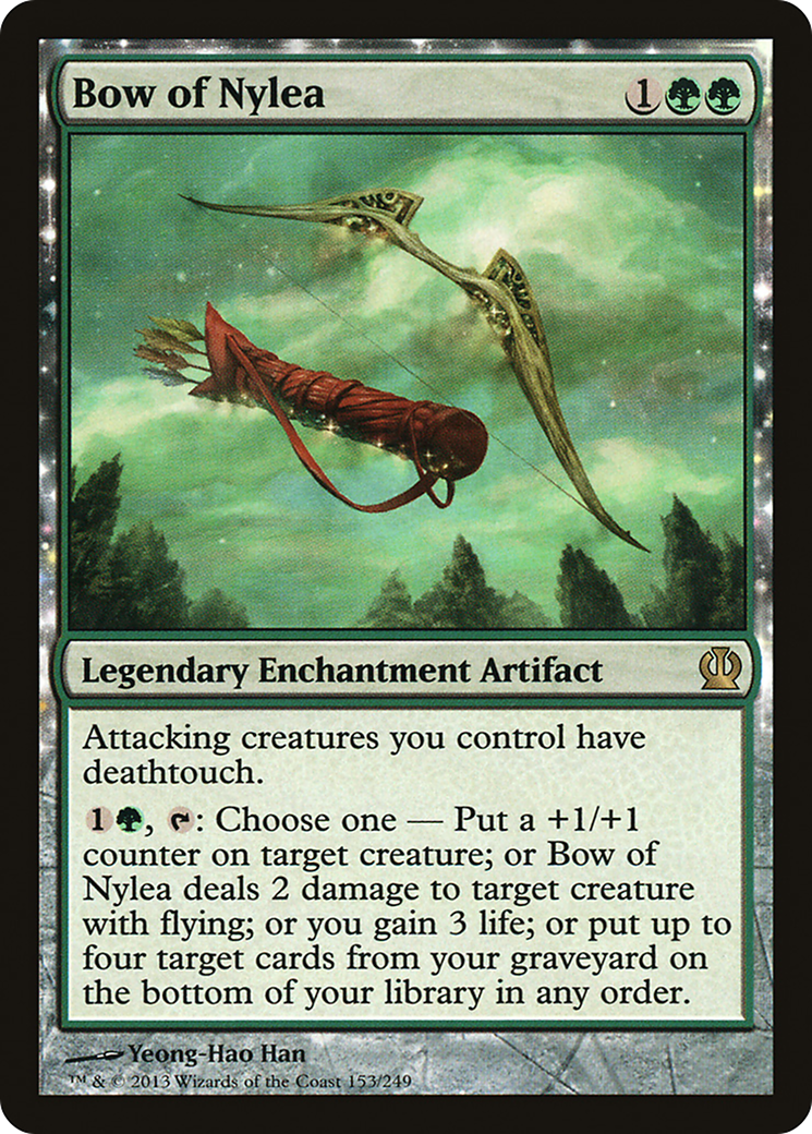 Bow of Nylea (THS-153)  Foil - Theros: (enchantment)