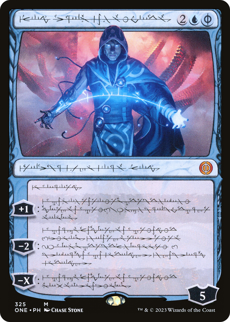 Jace, the Perfected Mind (Phyrexian) (ONE-325)  - Phyrexia: All Will Be One: (Showcase)